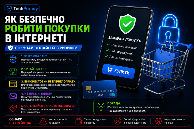Як безпечно купувати в інтернеті