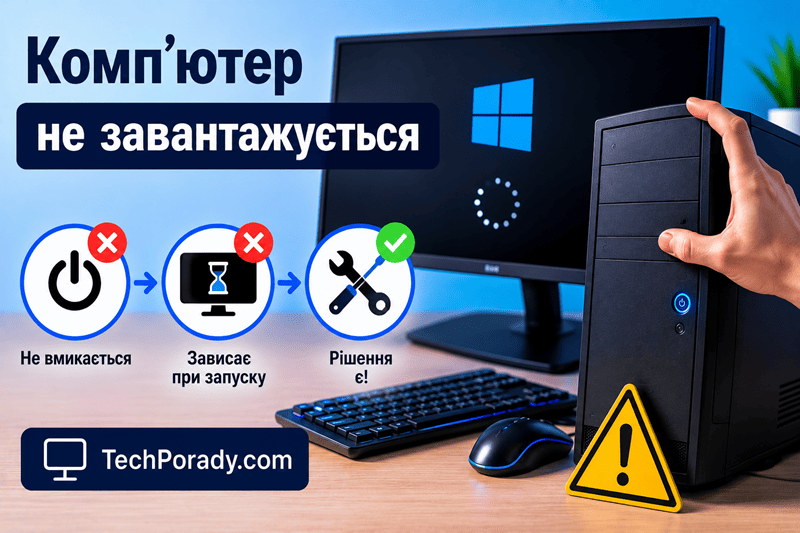 Комп’ютер не завантажується