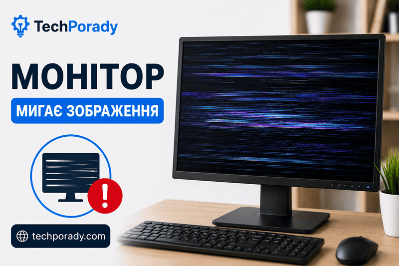 Монітор мигає зображенням
