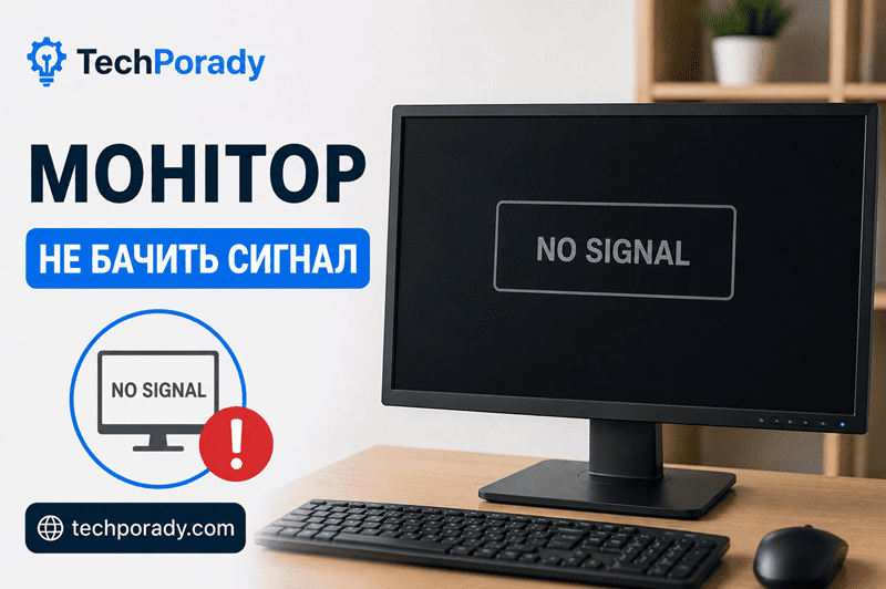 Монітор не бачить сигнал
