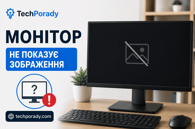 Монітор не показує зображення