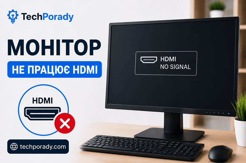 Не працює HDMI на моніторі