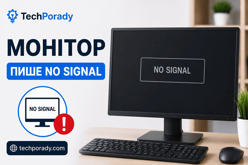 Монітор пише No Signal