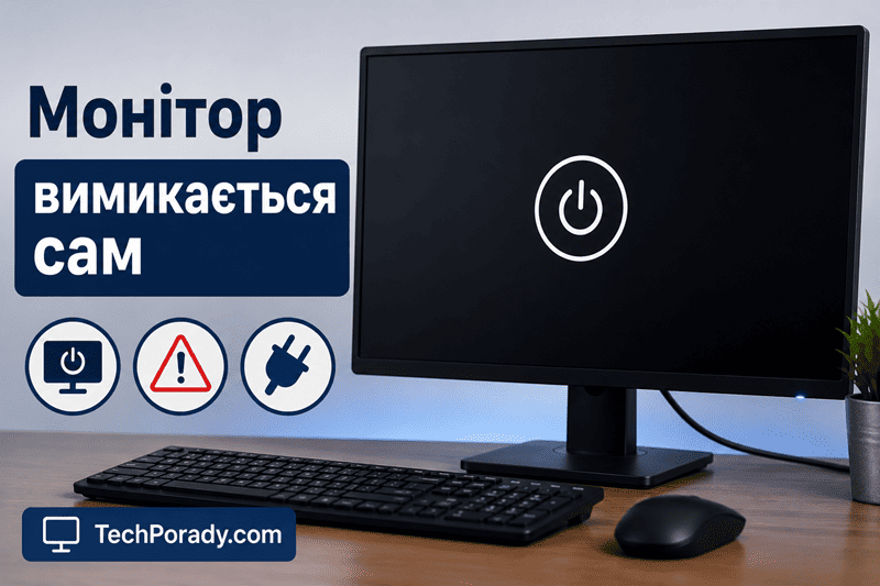 Монітор вимикається сам
