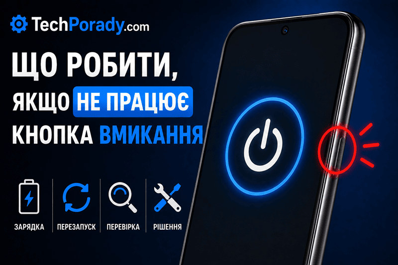 Що робити, якщо не працює кнопка вмикання