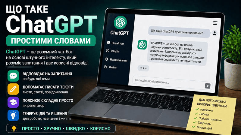 Що таке ChatGPT простими словами