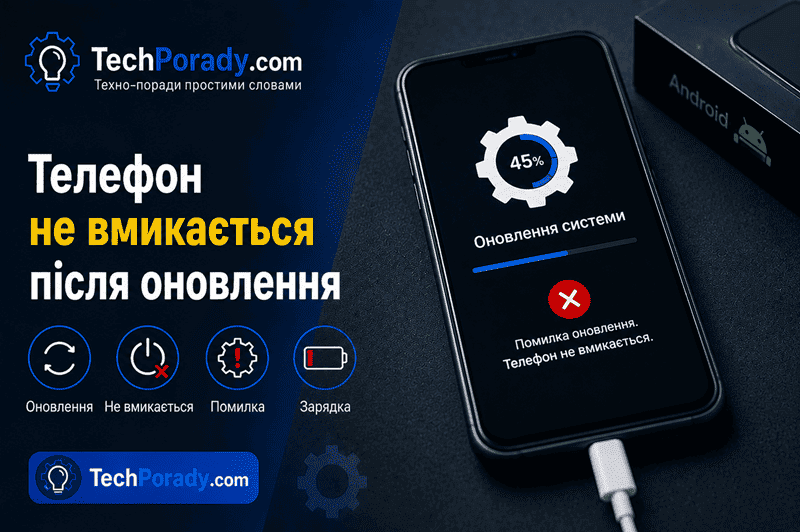 Телефон не вмикається після потрапляння води