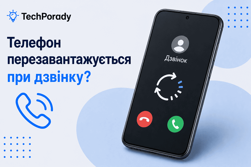 Телефон перезавантажується при дзвінку