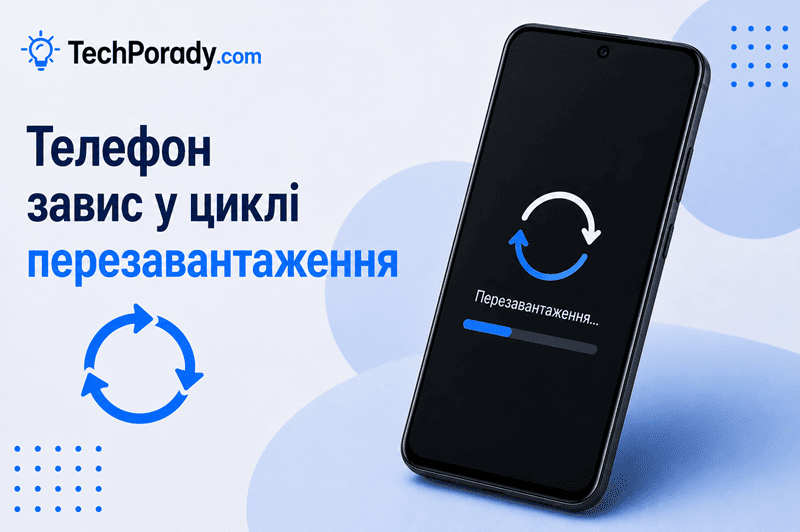 Телефон завис у циклі перезавантаження