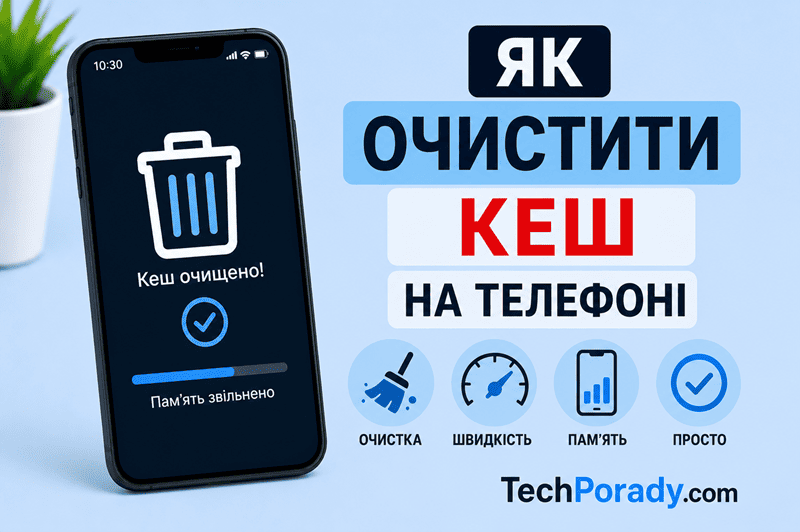 Як очистити кеш на телефоні